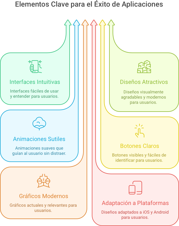 Interfaces intuitivas y diseños atractivos